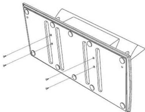 HP LC3272N - Fixation ou démontage du support - 3