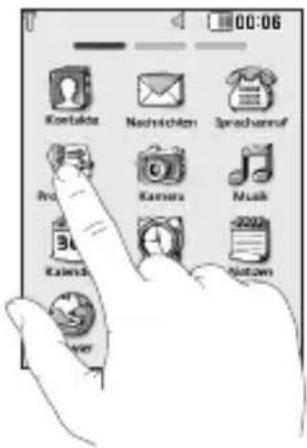 LG Wink Style - Öffnen von Anwendungen - 1