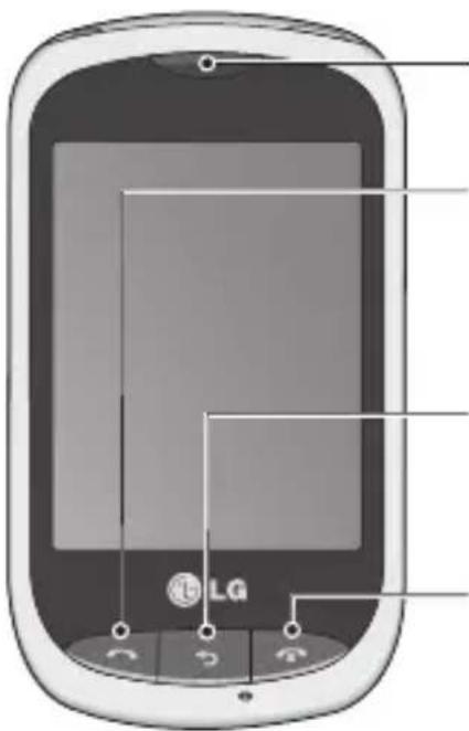 LG Wink Style - Tasten und Ausstattung Ihres Telefons - 1