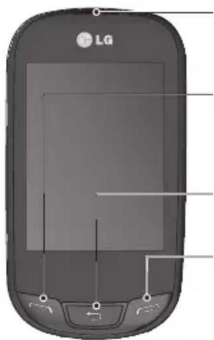 LG Cookie Duo T515 - Phone Components - 1
