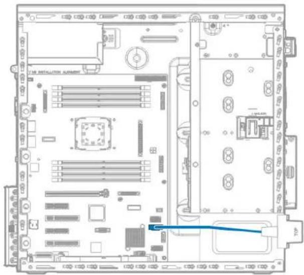 HP ProLiant ML110 G9 - Câblage USB 3.0 avant - 1