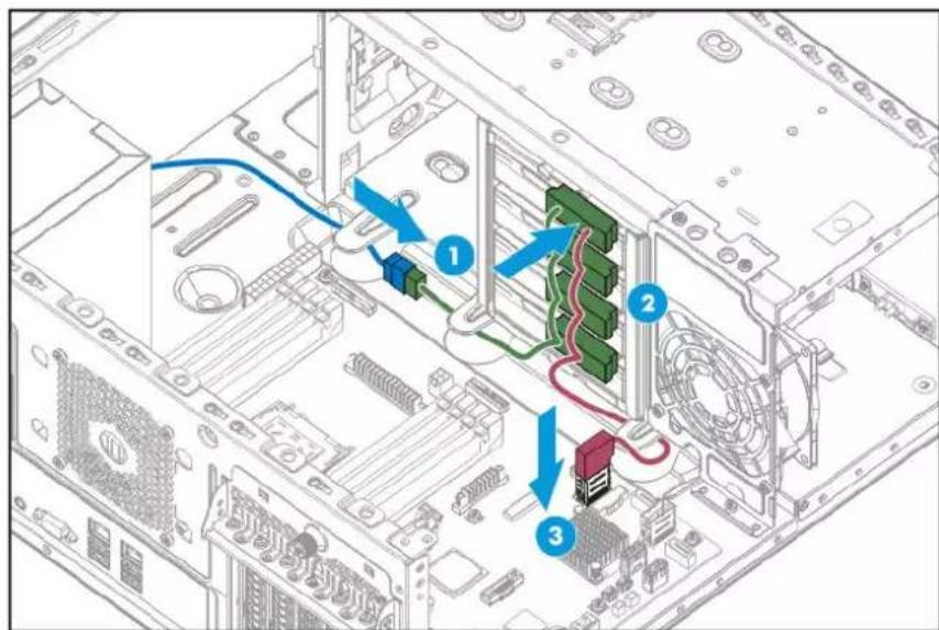 HP ProLiant ML110 G9 - Installation d'un lecteur non-hot-plug - 4