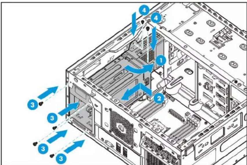 HP ProLiant ML110 G9 - Option de bloc d'alimentation redondant - 3