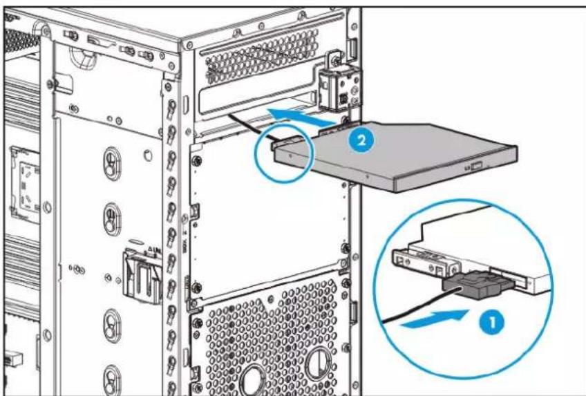 HP ProLiant ML110 G9 - Option d'unité optique - 3