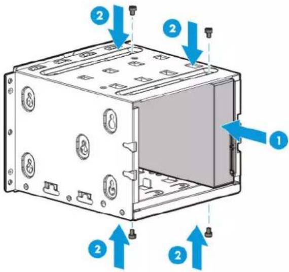 HP ProLiant ML110 G9 - Installation d'un lecteur non-hot-plug - 2
