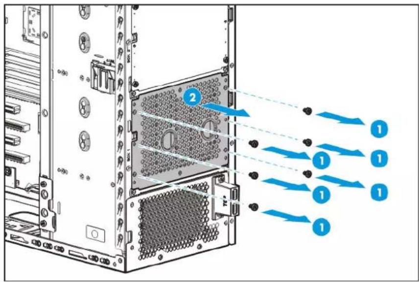 HP ProLiant ML110 G9 - Cage à 8 baies de lecteur SFF (option) - 1