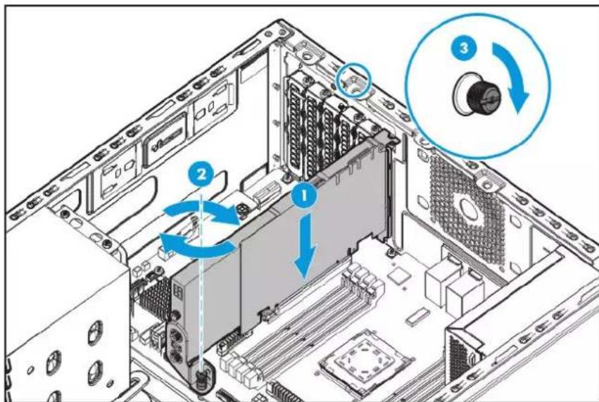 HP ProLiant ML110 G9 - Option de support de prise en charge d'unité GPU - 4