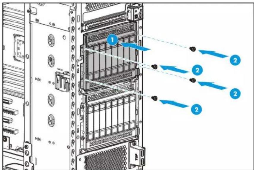 HP ProLiant ML110 G9 - Cage à 8 baies de lecteur SFF (option) - 5