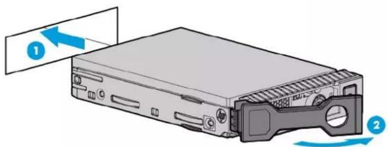 HP ProLiant ML110 G9 - Installation d'un lecteur hot-plug - 4
