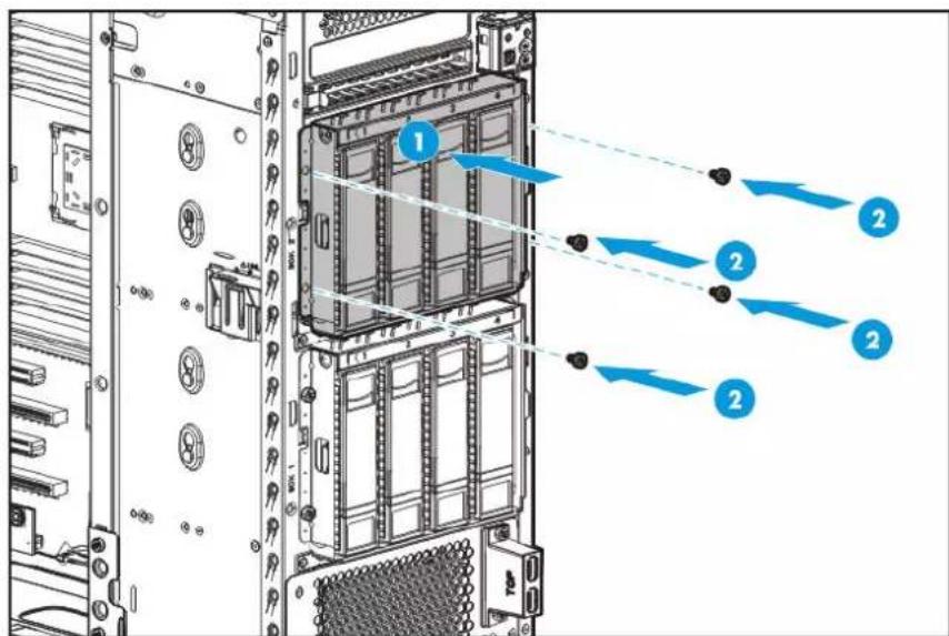 HP ProLiant ML110 G9 - Cage à 4 baies de lecteur LFF (option) - 5