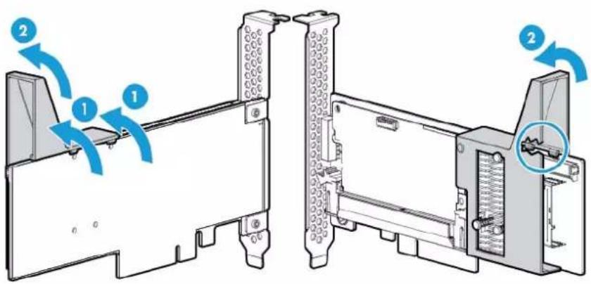 HP ProLiant ML110 G9 - Installation des options du contrôleur de stockage et du module FBWC - 1