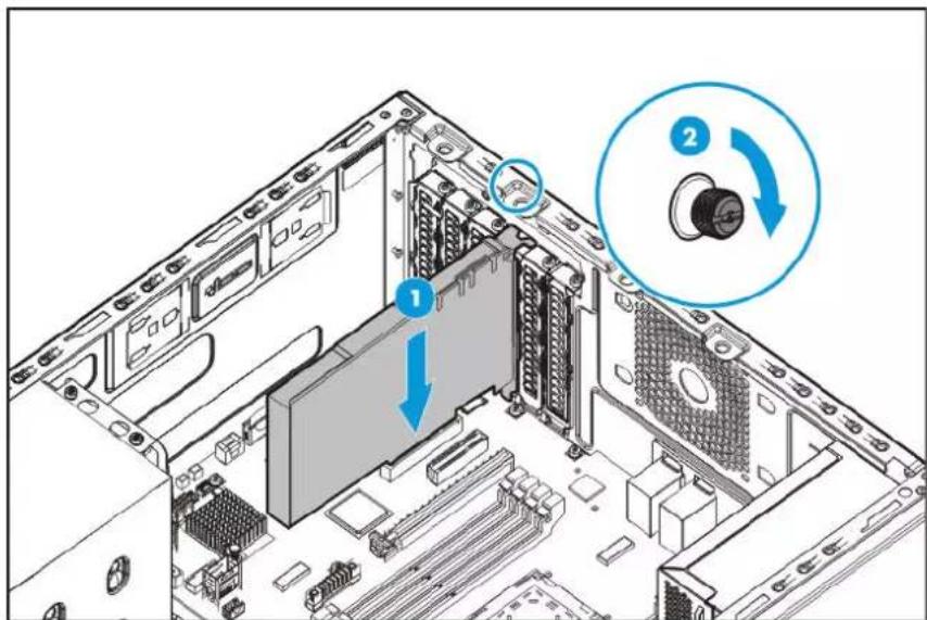 HP ProLiant ML110 G9 - Installation des options du contrôleur de stockage et du module FBWC - 6