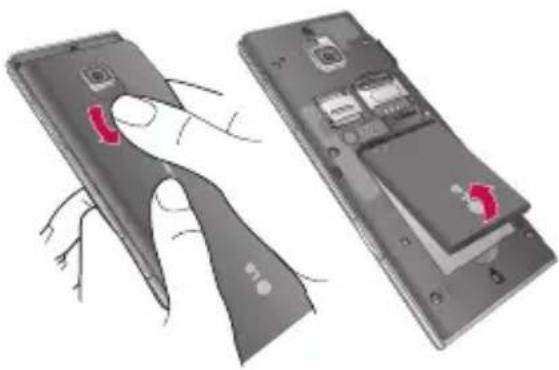 LG New Chocolate - De batterijklep en de batterij verwijderen - 1