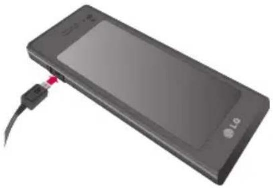 LG New Chocolate - Uw telefoon opladen - 1