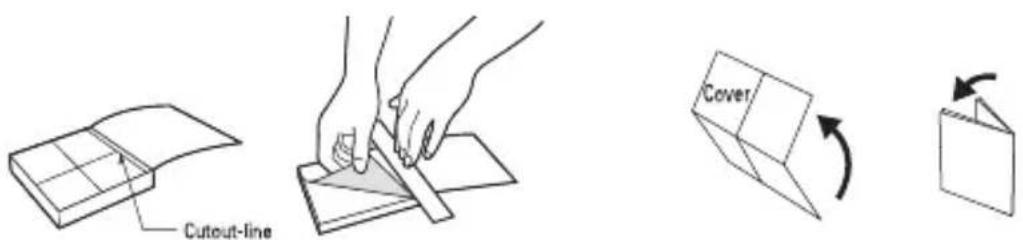 LG New Chocolate - How to fold - 1