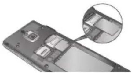 LG New Chocolate - De USIM-kaart plaatsen - 1