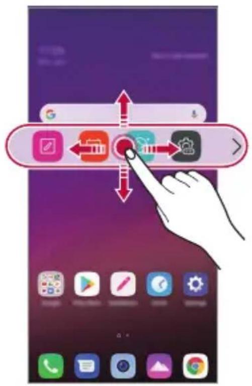 LG G7 Plus ThinQ - Moving the Floating Bar position - 2