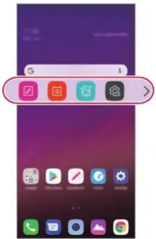 LG G7 Plus ThinQ - Floating Bar overzicht - 1