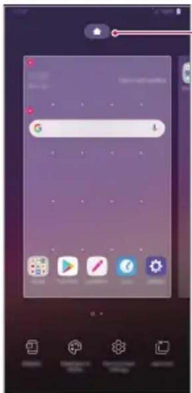 LG G7 Plus ThinQ - Editing the Home screen - 1
