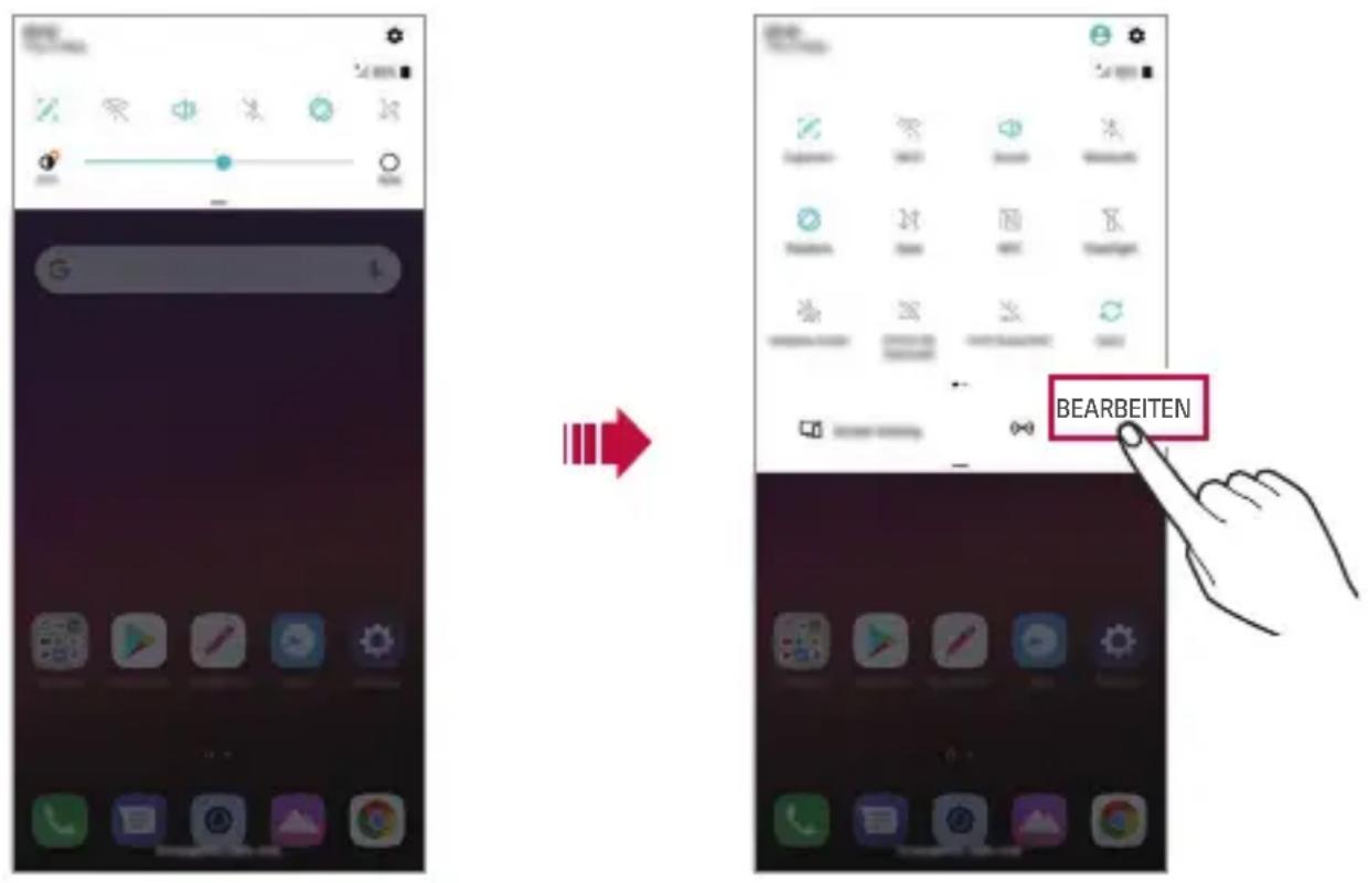 LG G7 Plus ThinQ - Benachrichtigungs-Panel - 1