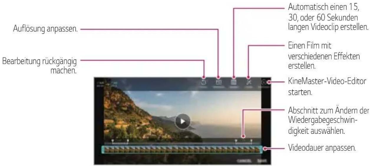 LG G7 Plus ThinQ - Videos bearbeiten - 1