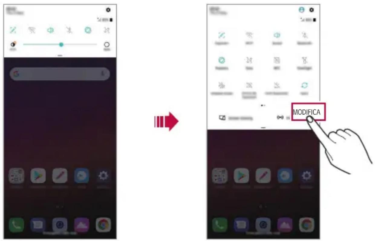 LG G7 Plus ThinQ - Pannello notifiche - 1