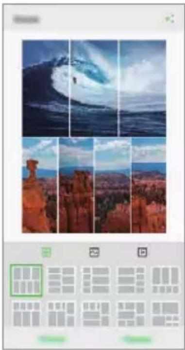 LG ThinQ G8S - Création d'un collage - 2