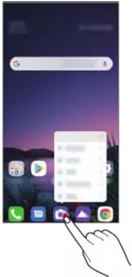LG ThinQ G8S - Accesos directos de aplicaciones - 1