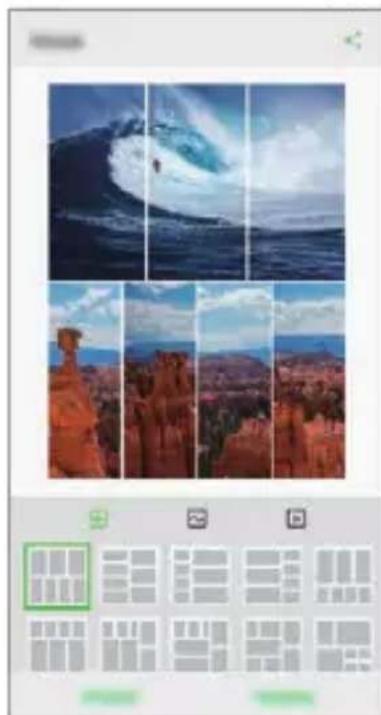 LG ThinQ G8S - Making a collage - 2