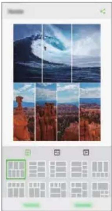 LG ThinQ G8S - Tworzenie kolażu - 2