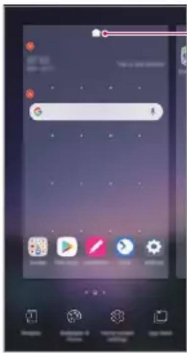 LG ThinQ G8S - Editing the Home screen - 1
