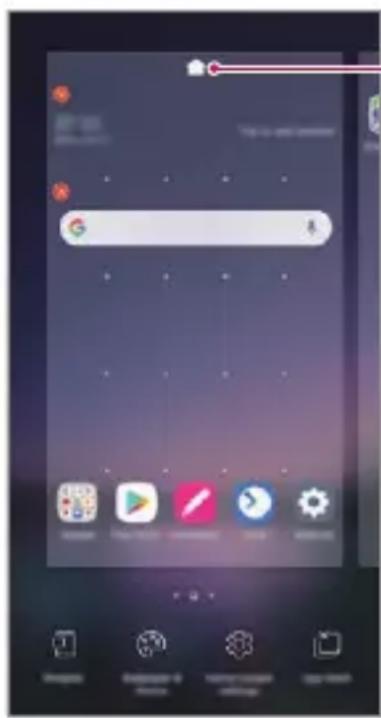 LG ThinQ G8S - Modification de l'écran d'accueil - 1