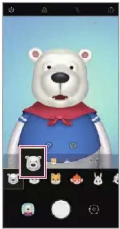 LG ThinQ G8S - Utilizare Avatarul meu, Emoticon AR, Autocolant AR - 1