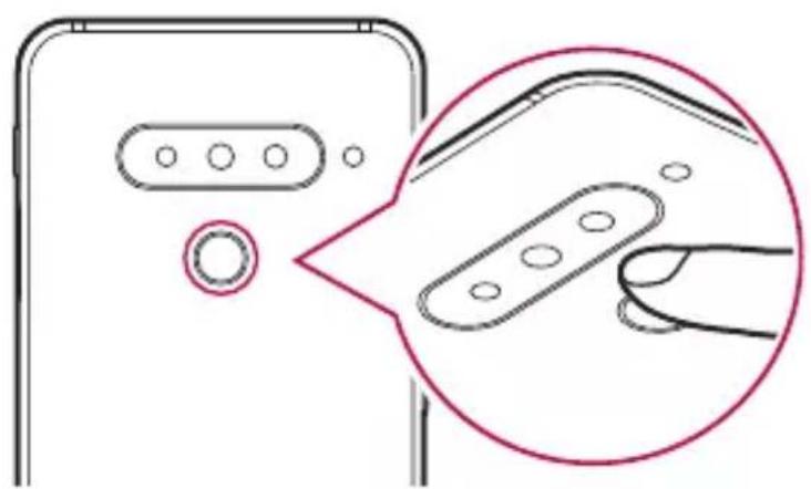 LG ThinQ G8S - Registracija prstnih odtisov - 3