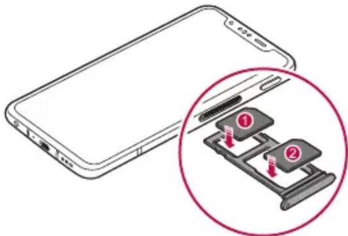 LG ThinQ G8S - Installation de la carte SIM - 5