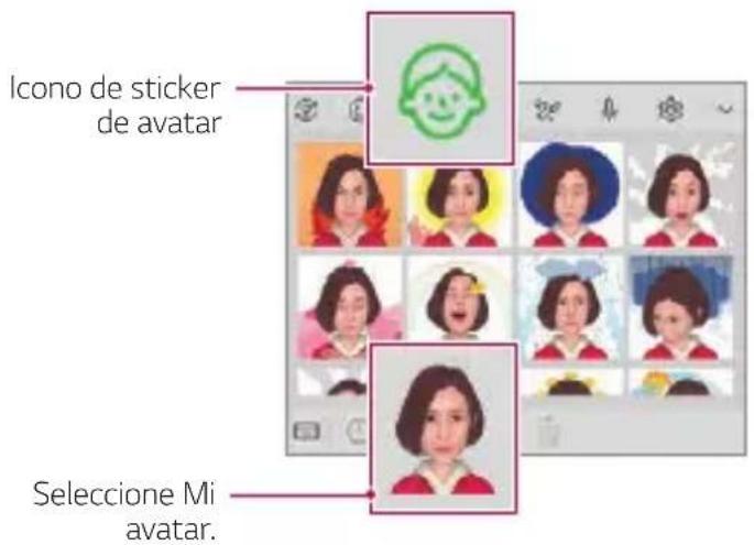 LG ThinQ G8S - Uso de stickers de avatar - 1
