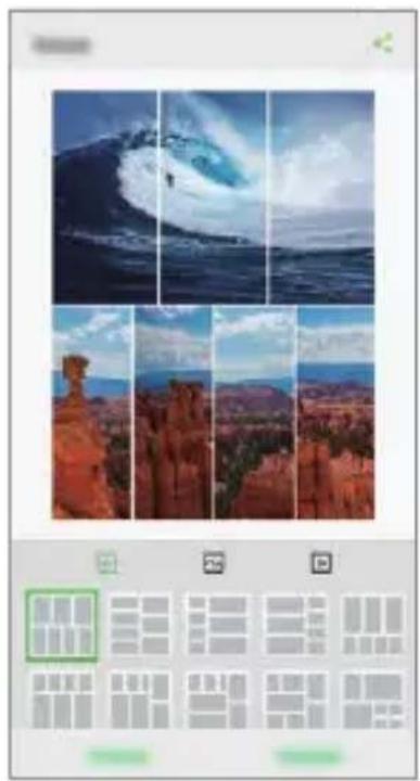 LG ThinQ G8S - Crearea unui colaj - 2