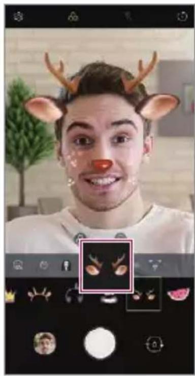 LG ThinQ G8S - Utilizare Avatarul meu, Emoticon AR, Autocolant AR - 2
