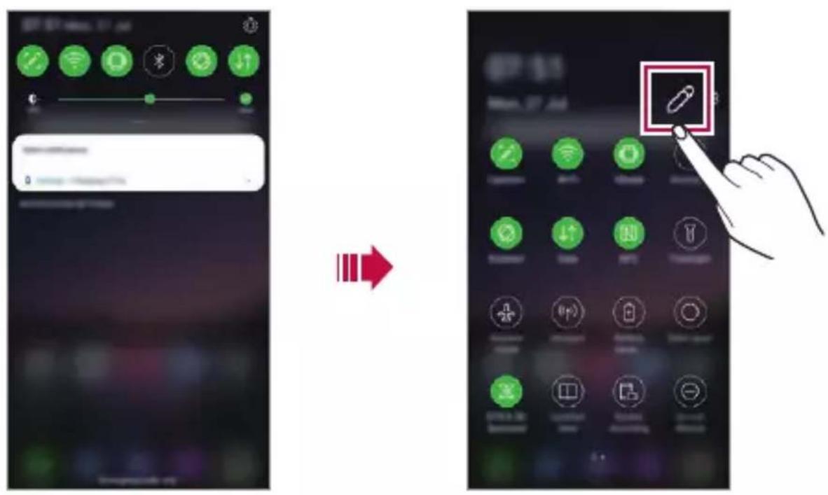 LG ThinQ G8S - Panel de notificaciones - 1
