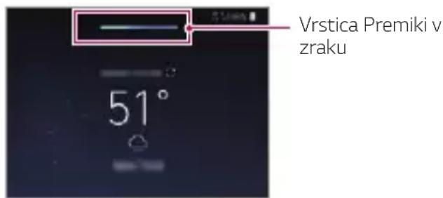 LG ThinQ G8S - Pregled funkcije Premiki v zraku - 1