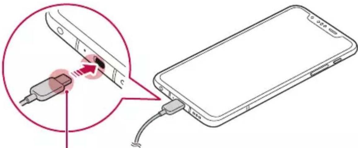 LG ThinQ G8S - Încărcarea bateriei - 1