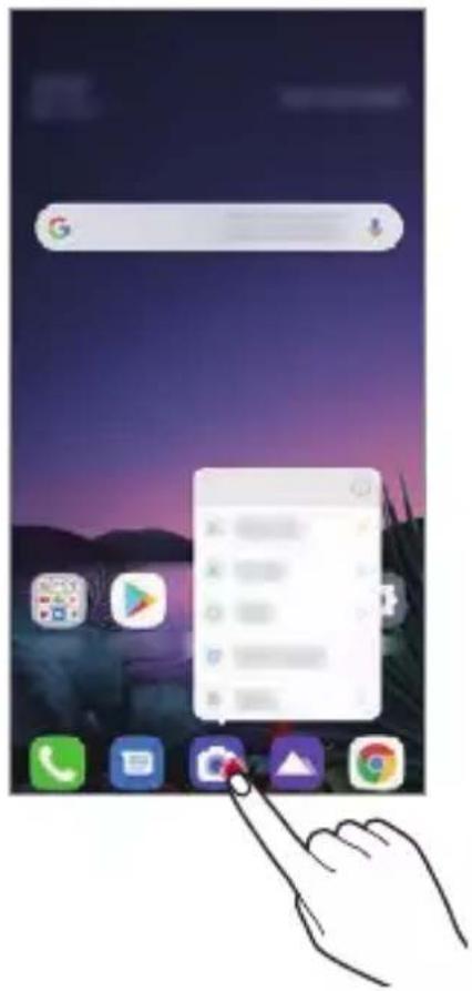 LG ThinQ G8S - Bližnjice aplikacij - 1