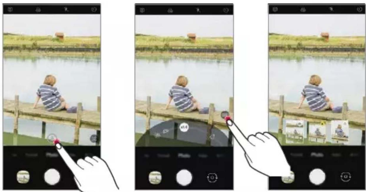 LG ThinQ G8S - Potrójny podgląd - 1