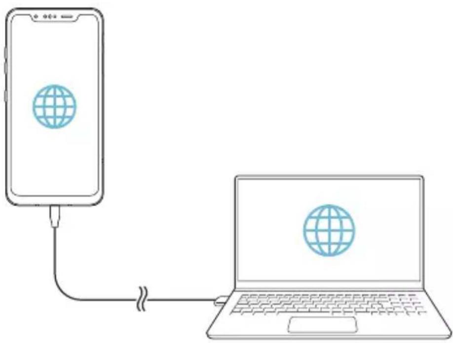 LG ThinQ G8S - Partajare Internet prin USB - 2
