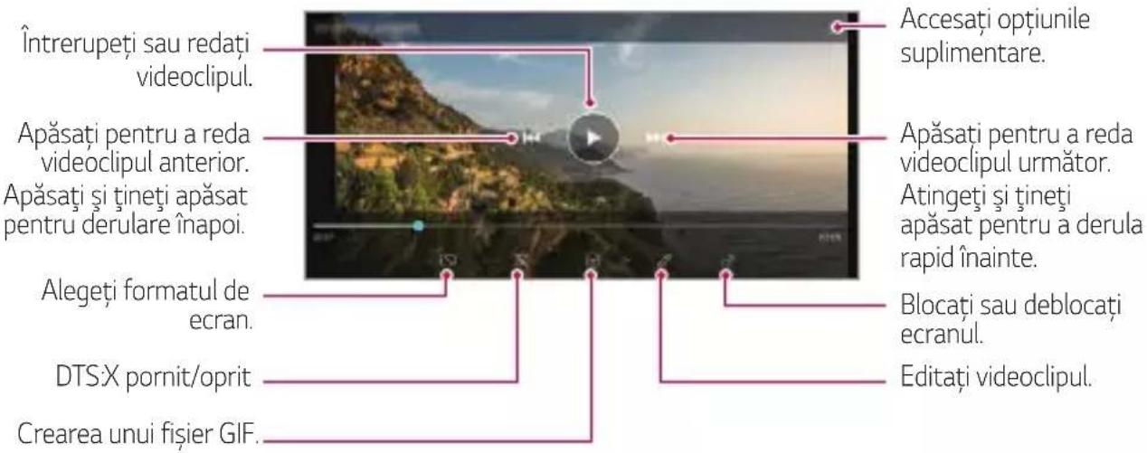 LG ThinQ G8S - Redarea unui videoclip - 1