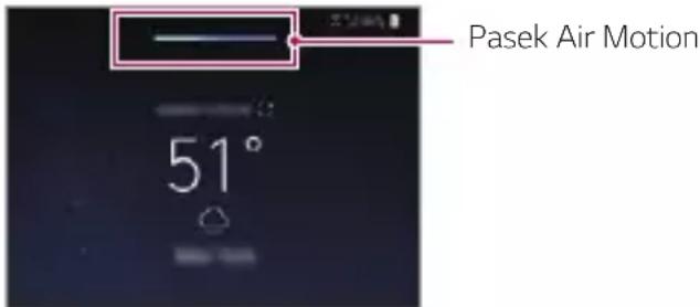 LG ThinQ G8S - Informacje o funkcji Air Motion - 1