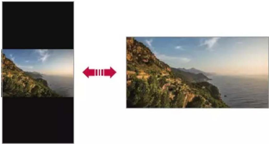 LG ThinQ G8S - Changement de l'orientation de l'écran - 1