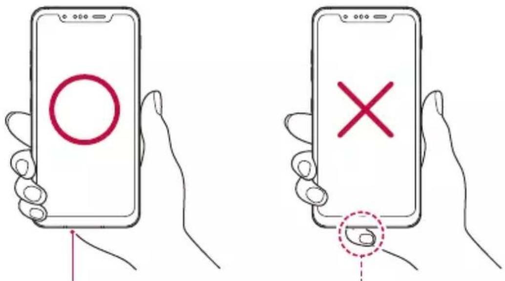 LG ThinQ G8S - - Fingerprint sensor - 2