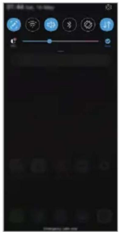 LG ThinQ G7 - Panneau de notifications - 1