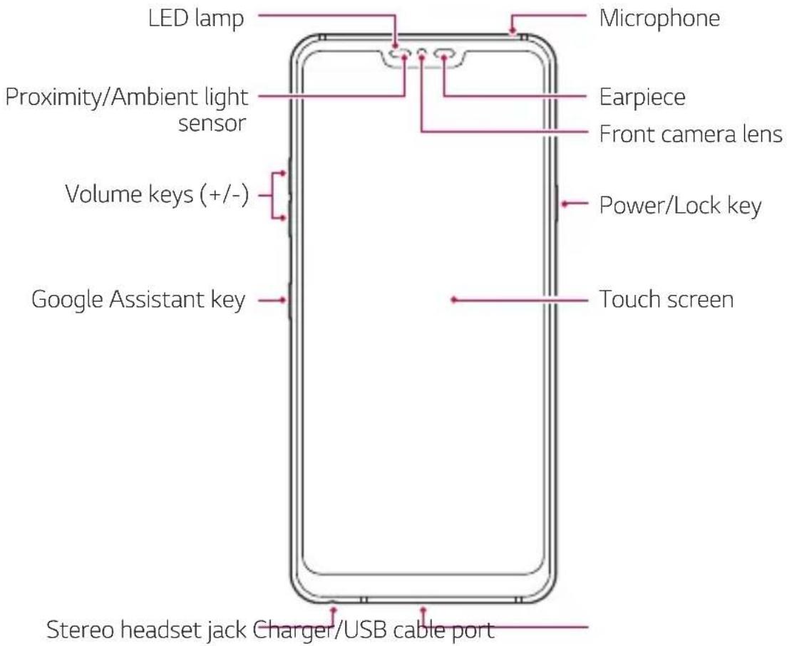 LG ThinQ G7 - Parts overview - 1